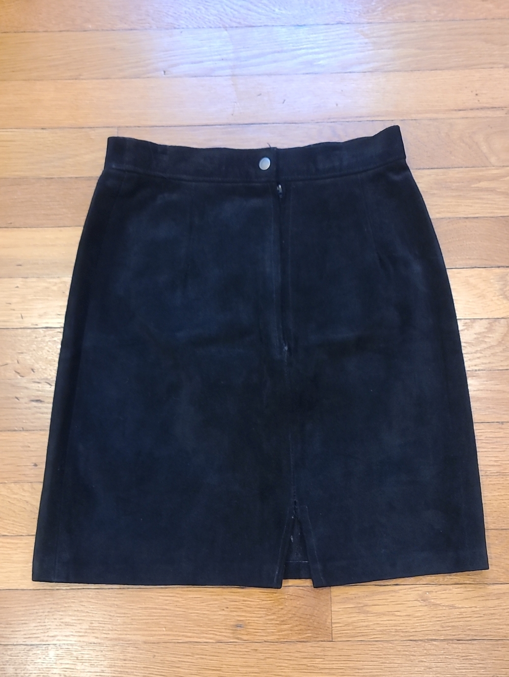 American Signature- Black Suede Mini Skirt